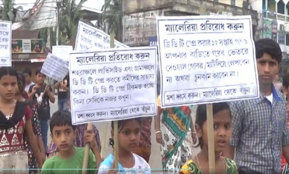 Sathi Welfare Society organizes awareness rally in the prevention of malaria